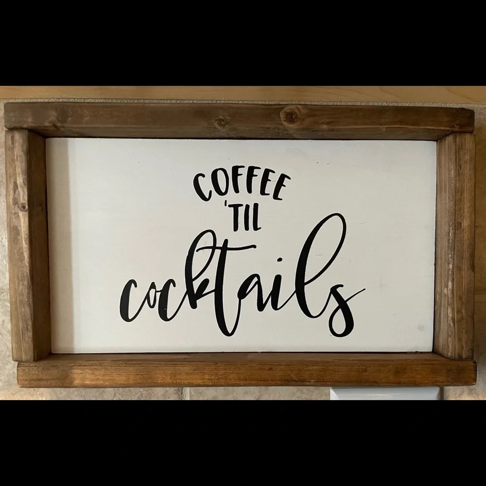 Rustic Coffee Sign - Picture 3 of 5
